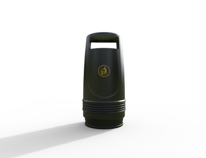 Merlin Traditional Floor Mounted Litter Bin 90L | Outdoor Litterbins |
