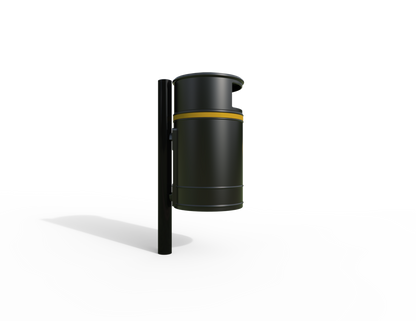 Nickleby Traditional Post Mount Litter Bin 40L | Outdoor Litterbins |
