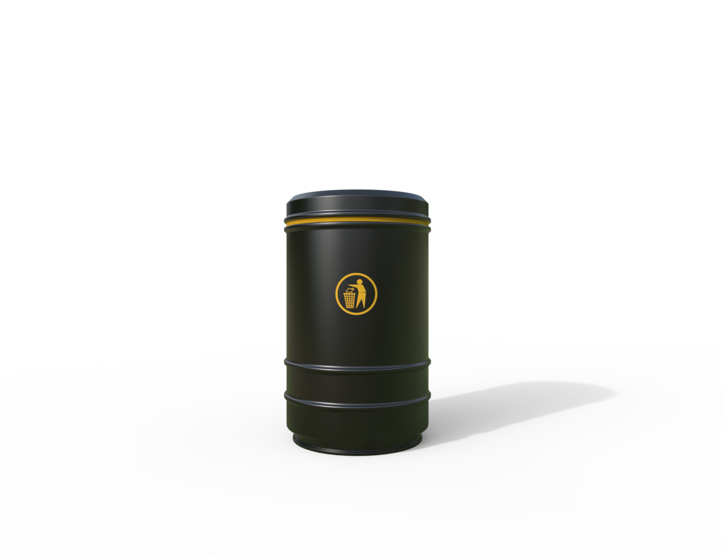 Pickwick Traditional Floor Mount Litter Bin 90L | Outdoor Litterbins |