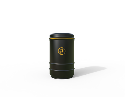 Pickwick Traditional Floor Mount Litter Bin 90L | Outdoor Litterbins |