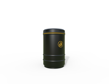 Pickwick Traditional Floor Mount Litter Bin 90L | Outdoor Litterbins |