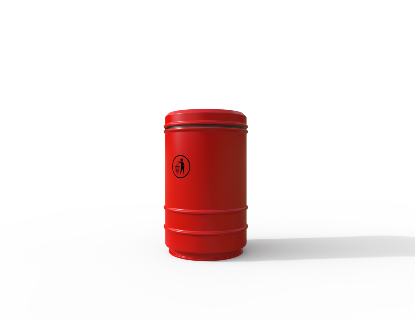 Pickwick Traditional Floor Mount Litter Bin 90L | Outdoor Litterbins |