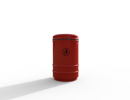 Pickwick Traditional Floor Mount Litter Bin 90L | Outdoor Litterbins |