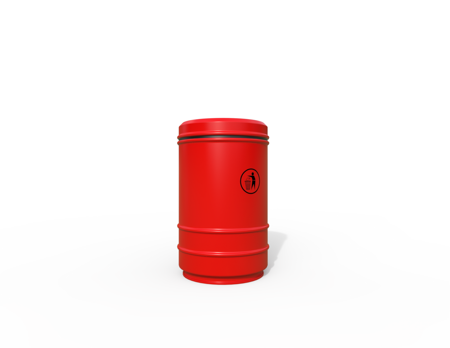 Pickwick Traditional Floor Mount Litter Bin 90L | Outdoor Litterbins |