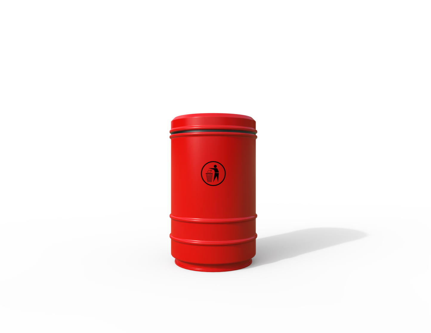 Pickwick Traditional Floor Mount Litter Bin 90L | Outdoor Litterbins |