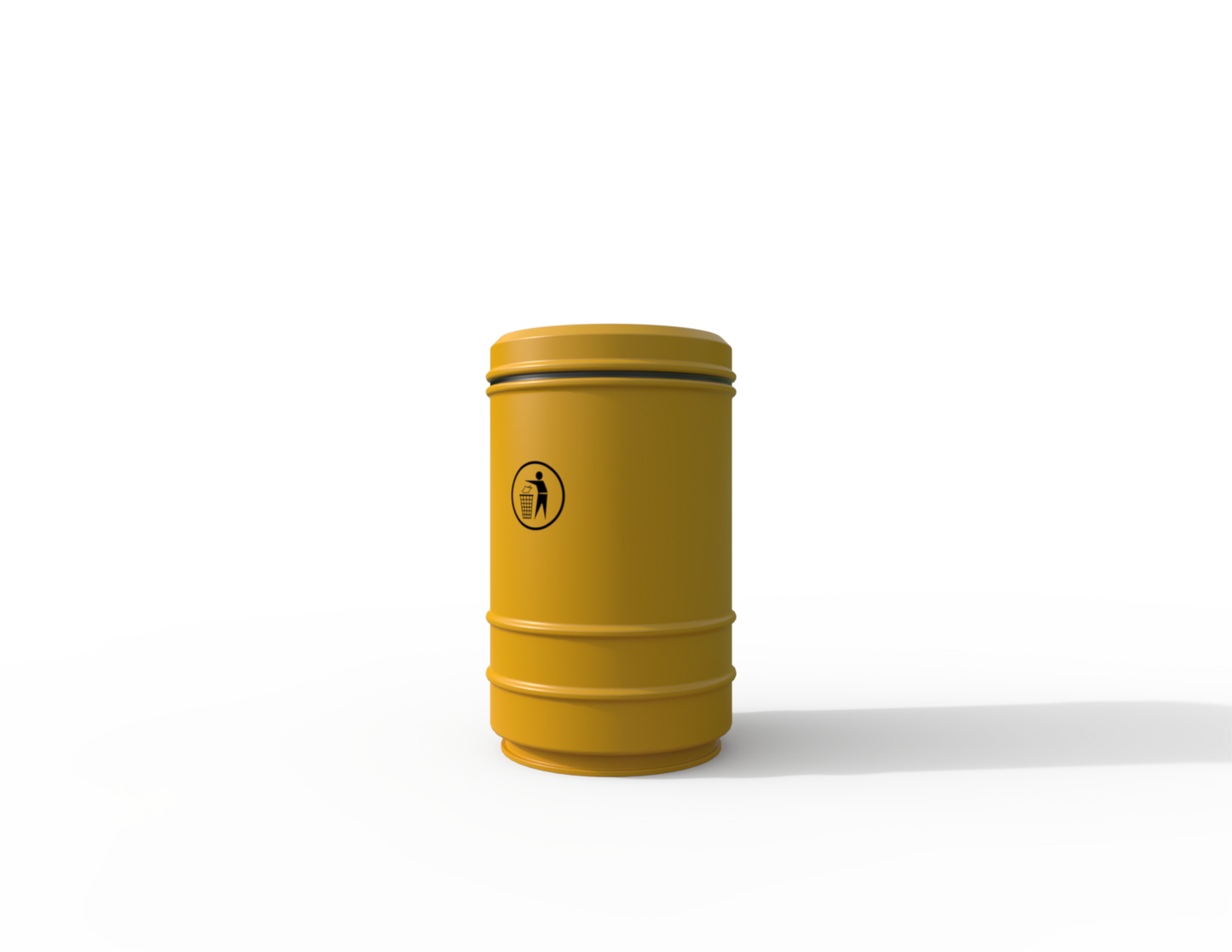 Pickwick Traditional Floor Mount Litter Bin 90L | Outdoor Litterbins |