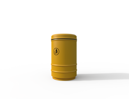 Pickwick Traditional Floor Mount Litter Bin 90L | Outdoor Litterbins |