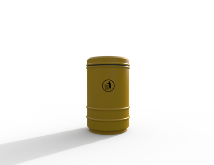 Pickwick Traditional Floor Mount Litter Bin 90L | Outdoor Litterbins |