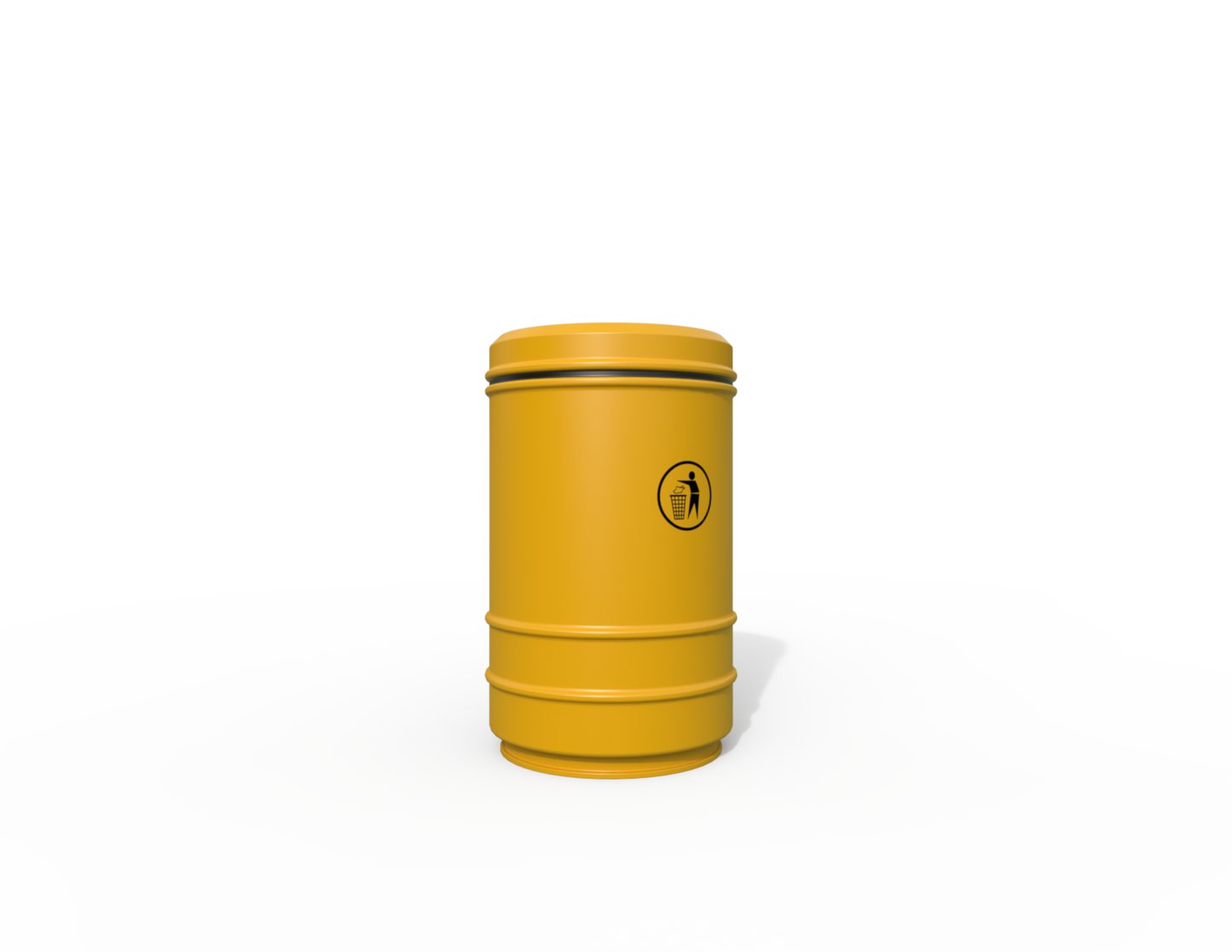 Pickwick Traditional Floor Mount Litter Bin 90L | Outdoor Litterbins |