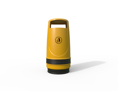 Merlin Traditional Floor Mounted Litter Bin 90L | Outdoor Litterbins |