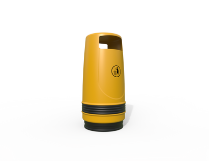 Merlin Traditional Floor Mounted Litter Bin 90L | Outdoor Litterbins |